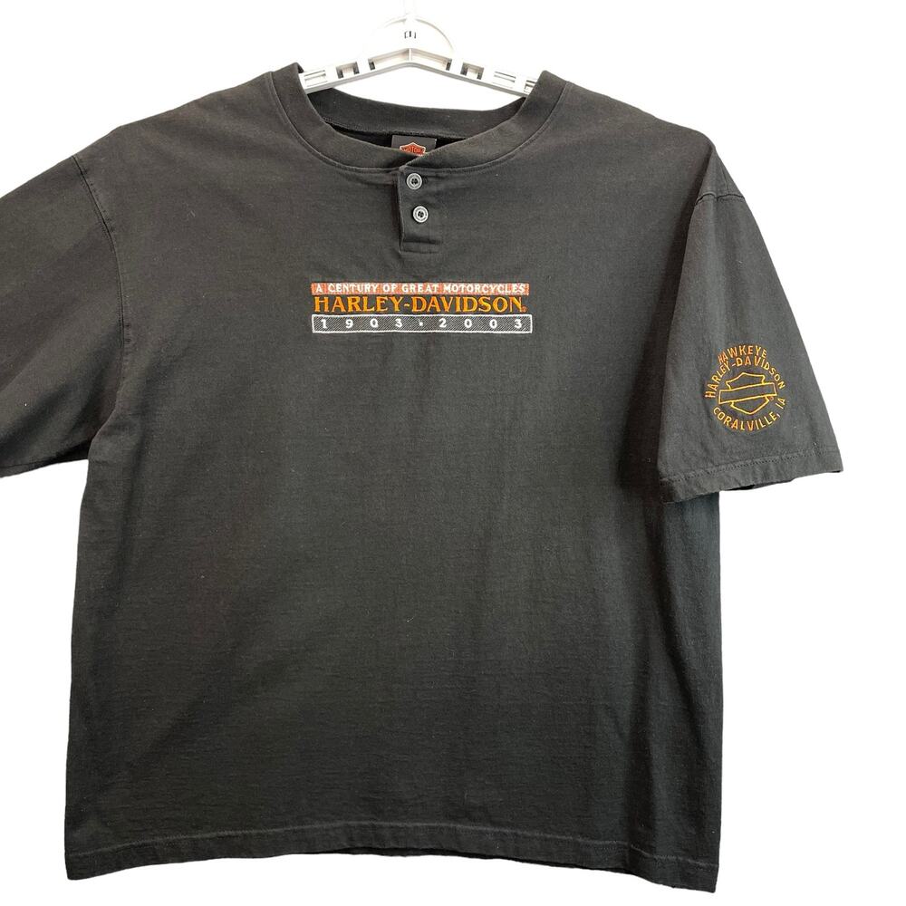 Harley-Davidson T-Shirt Men‎ Size XL A Century of Great Motorcycle 1903-2003